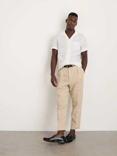 Shop Alex Mill Camp Shirt In Linen In White