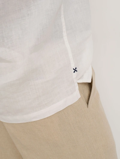 Alex Mill Camp Shirt In Linen In White