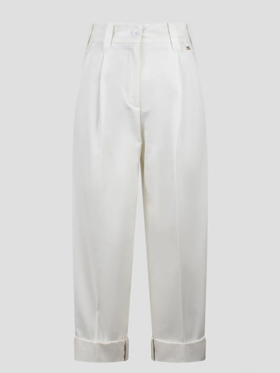 Shop Herno Delon Trousers In White