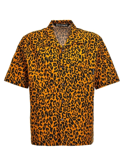 Shop Palm Angels Cheetah Shirt, Blouse In Multicolor