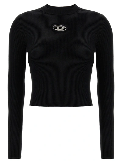 Shop Diesel M-valary Sweater, Cardigans In Black