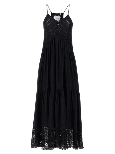 Shop Marant Etoile Sabba Dresses In Black