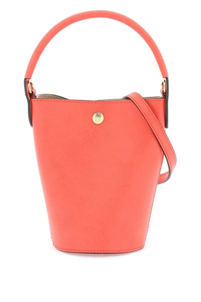 Shop Longchamp Épure Xs Bucket Bag In Red