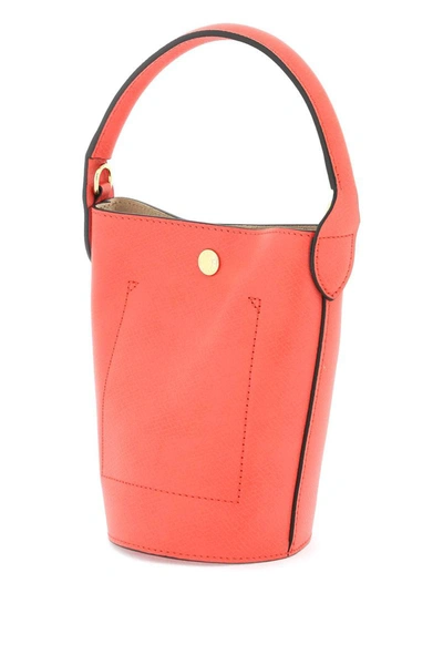 Shop Longchamp Épure Xs Bucket Bag In Red