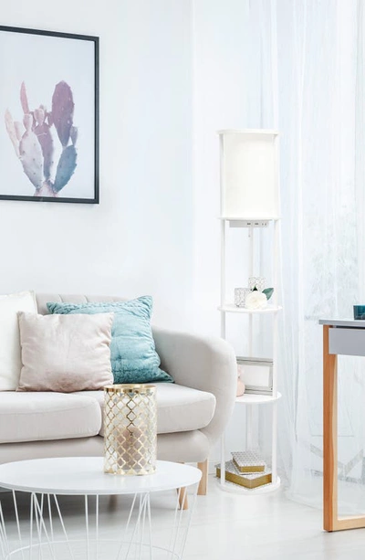 Shop Lalia Home Shelf Usb Floor Lamp In White