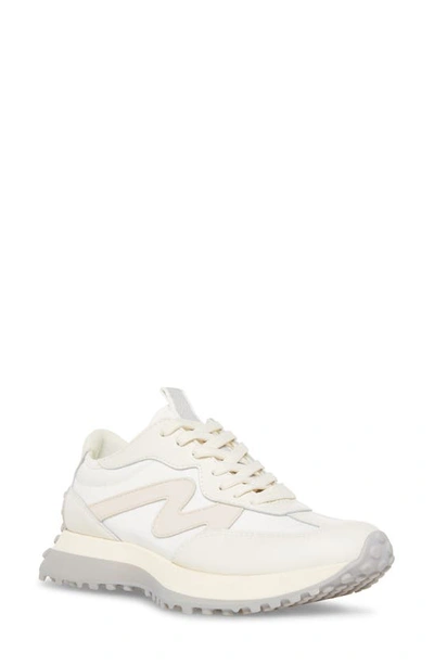 Shop Steve Madden Campo Sneaker In White / Grey