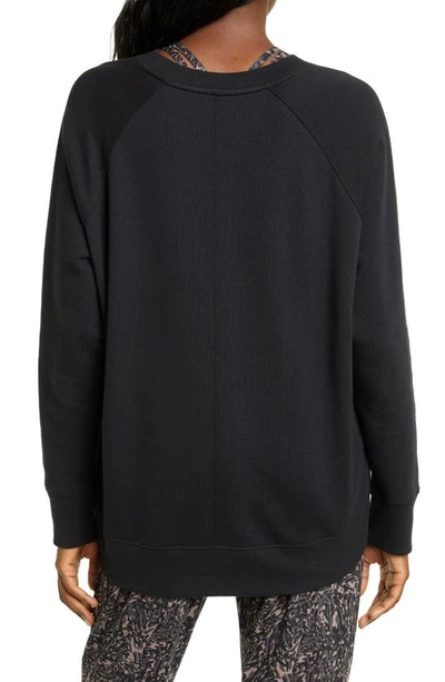 Zella Drew Crewneck Sweatshirt In Black