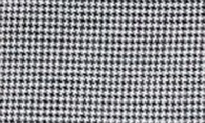 Theory Houndstooth Knit Shrunken Blazer In Black Multi