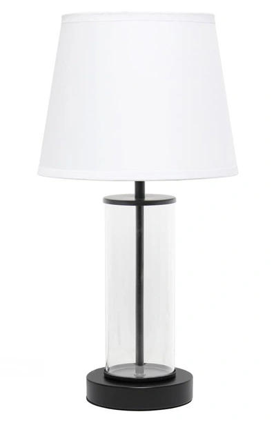 Shop Lalia Home Brushed Metal & Glass Table Lamp In White