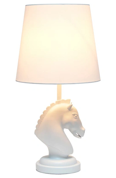 Shop Lalia Home White Chess Horse Table Lamp