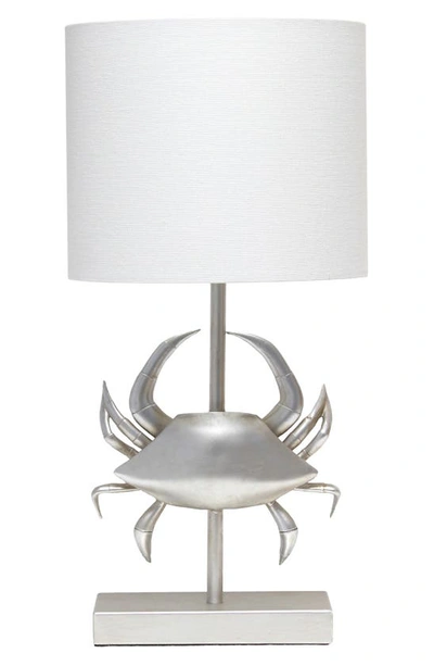 Shop Lalia Home Crab Table Lamp In Brushed Nickel