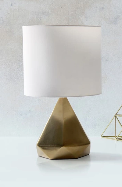Shop Lalia Home Pyramid Table Lamp In Gold