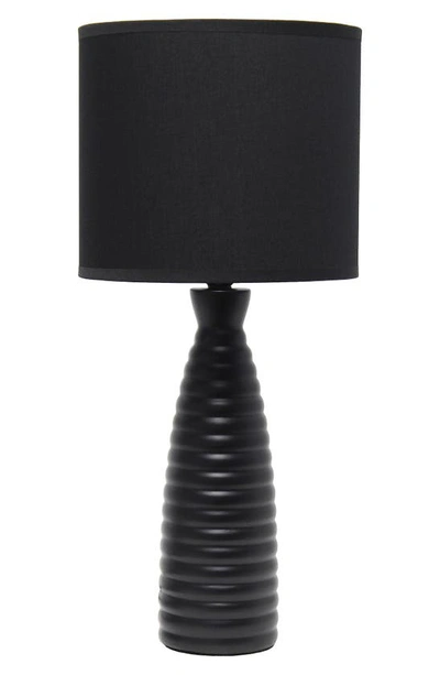 Shop Lalia Home Black Bottle Table Lamp