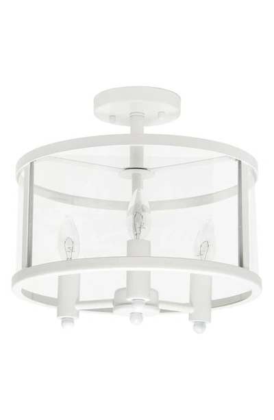 Shop Lalia Home Ceiling Light Fixture In White
