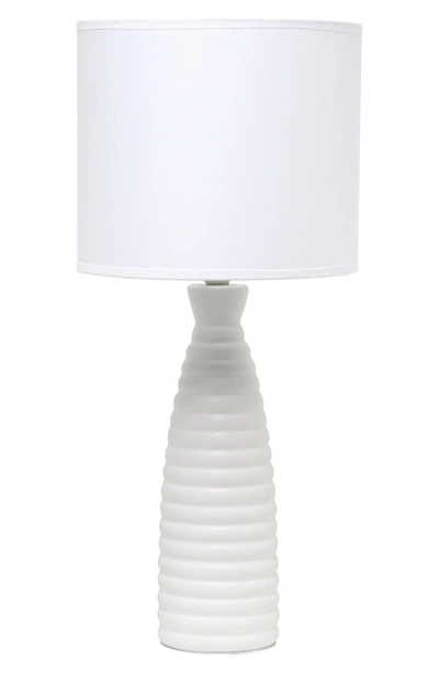 Shop Lalia Home Off-white Bottle Table Lamp In Off White