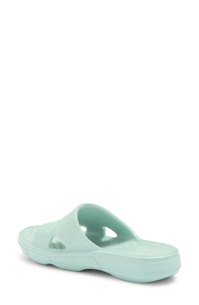 Shop Ryka Rykä Restore Slide Sandal In Seafoam Green