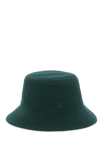 Shop Burberry Reversible Cotton Blend Bucket Hat