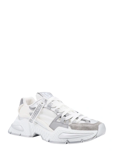Shop Dolce & Gabbana Airmaster Nylon Sneakers With Leather And Suede Details
