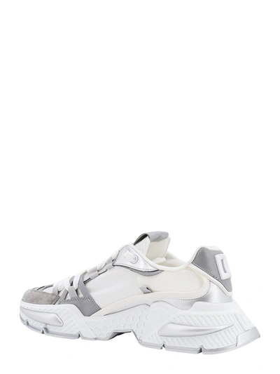 Shop Dolce & Gabbana Airmaster Nylon Sneakers With Leather And Suede Details