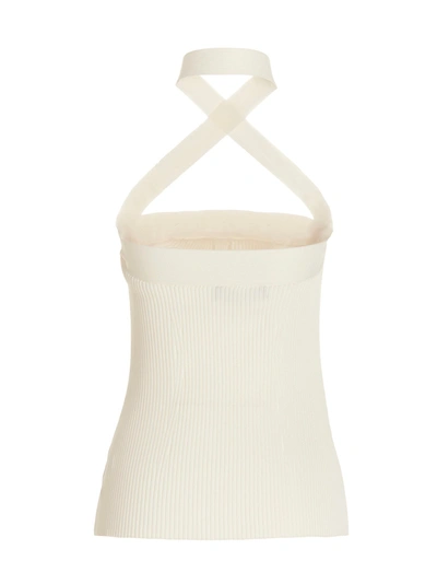 Proenza Schouler Asymmetrical Shoulder Strap Sweater Top