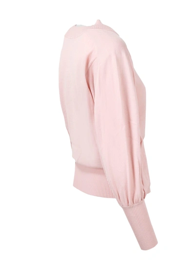 Shop Alberta Ferretti Blouson Sleeves Sweater