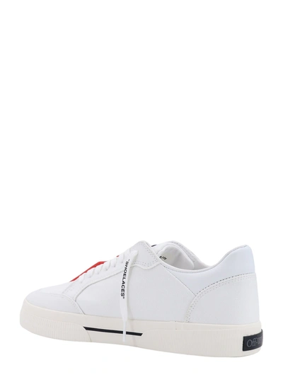 Shop Off-white Canvas Sneakers With Lateral Arrow Logo