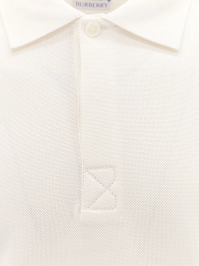 Shop Burberry Cotton Polo Shirt