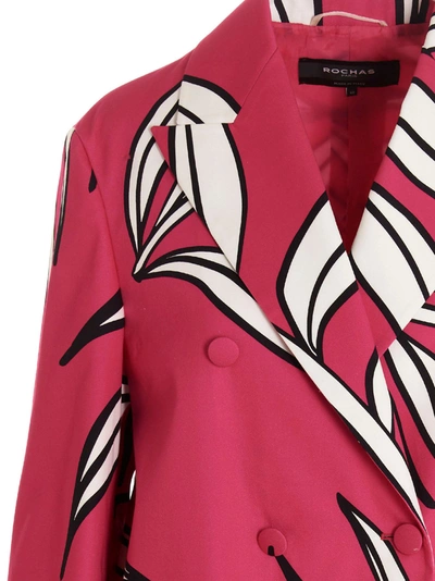 Rochas Floral Pattern Blazer Jacket