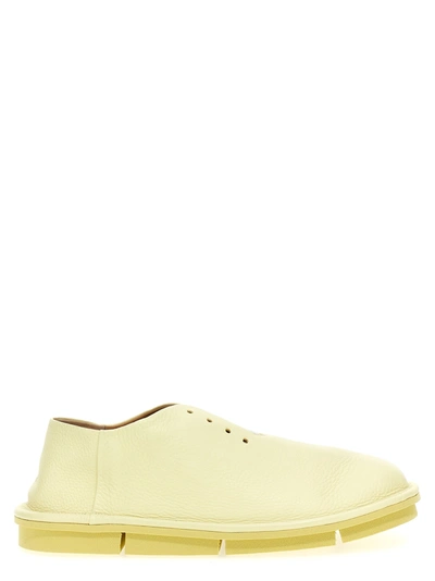 Shop Marsèll Isoletta Lace Up Shoes Yellow