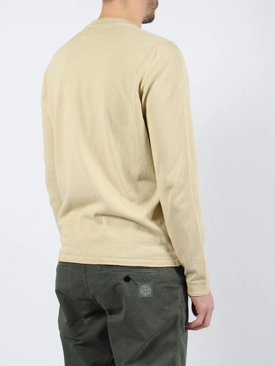 Shop Stone Island Logo Badge Crewneck Sweater