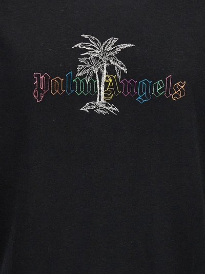 Shop Palm Angels T-shirt Black