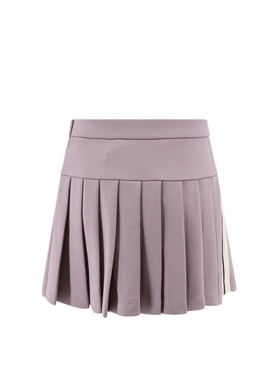 Shop Palm Angels Pleated Mini Skirt