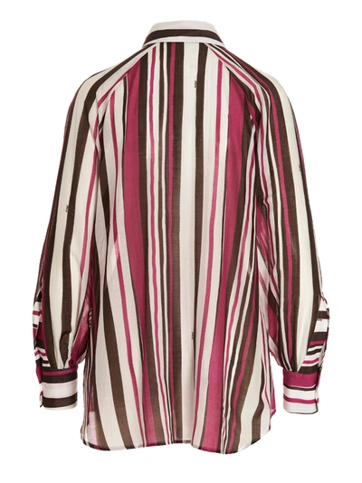 Shop Kiton Striped Shirt Shirt, Blouse Multicolor