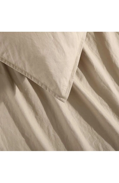 Calvin Klein Washed Percale Comforter & Sham Set In Brown