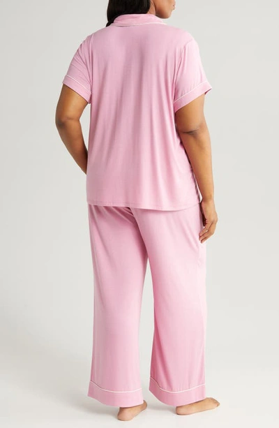 Nordstrom Moonlight Crop Pajamas In Pink Cashmere