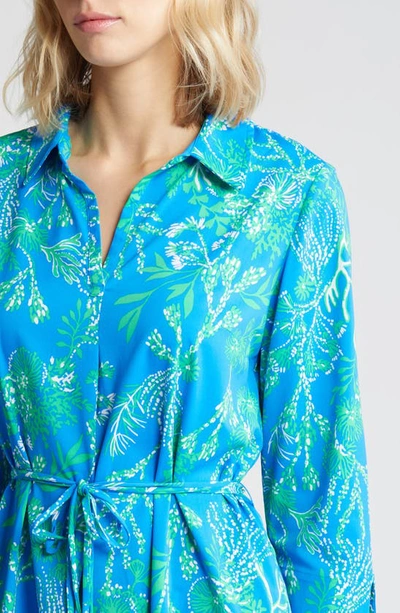 Shop Lilly Pulitzer Pilar Upf 50+ Tunic Dress In Briny Blue A Bit Salty