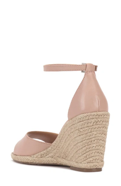 Shop Vince Camuto Felyn Espadrille Wedge Sandal In Pale Peony