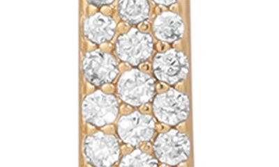 Shop Ettika Gramercy Pavé Cubic Zirconia Linear Drop Earrings In Gold