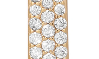 Ettika Gramercy Pave Linear Drop Earrings In Gold