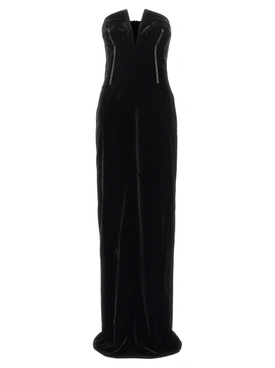 Shop Tom Ford Velvet Evening Dress Dresses Black