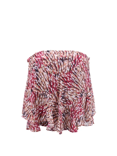 Shop Isabel Marant Étoile Viscose Shorts With Multicolor Print