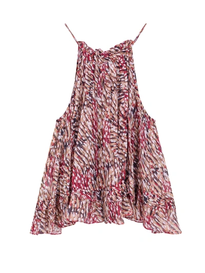 Shop Isabel Marant Étoile Viscose Top With All-over Print