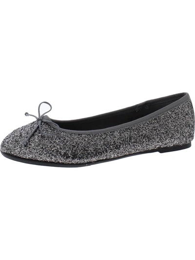 Feversole Womens Metallic Glitter Ballet Flats In Multi