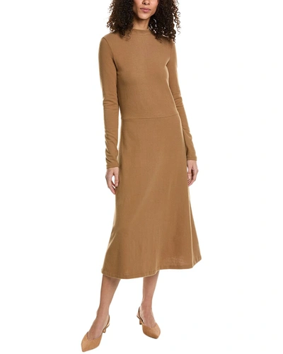 Shop Vince Sweaterdress In Brown