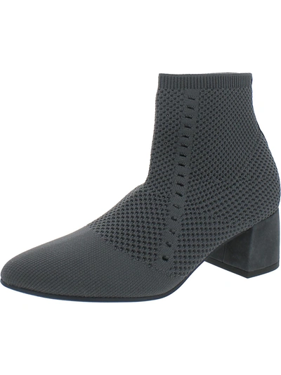 Eileen Fisher Womens Suede Solid Ankle Boots In Pink