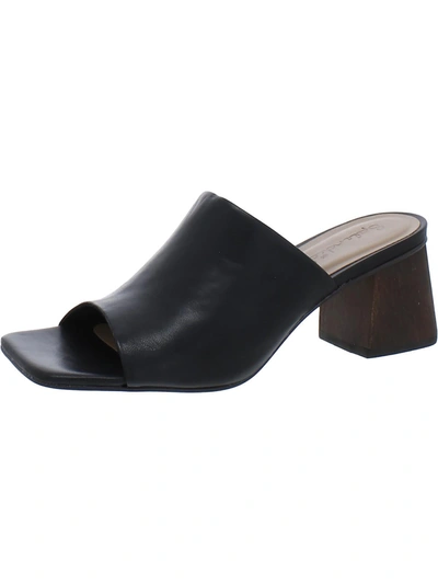 Shop Splendid Kait Womens Faux Leather Mules Slide Sandals In Black