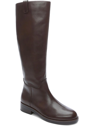 Shop Sanctuary Righton Womens Leather Dressy Mid-calf Boots In Brown