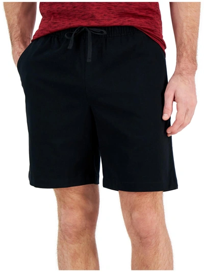 Shop Alfani Mens Drawstring Pockets Casual Shorts In Black