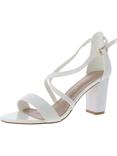 Shop Allegra K Womens Open To Ankle Strap Heels In White