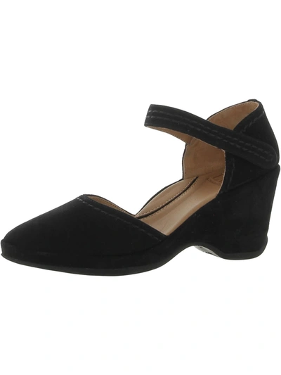 Shop L'amour Des Pieds Orva Womens Suede Mary Jane D'orsay Heels In Multi
